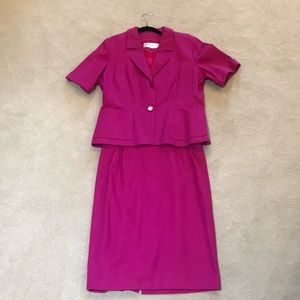 Yves Saint Laurent jacket with matching skirt